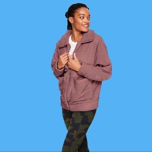 VS Pink Sherpa Jacket